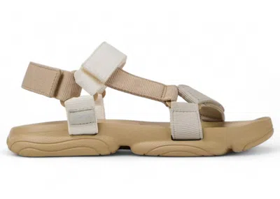 Pre-owned Camper Men's  Karst Sandal Beige White Grey Sneakers In Multi
