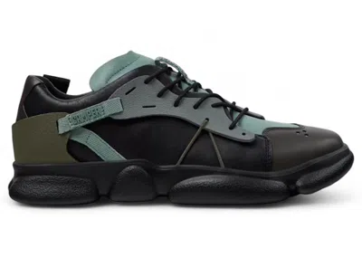 Pre-owned Camper Men's  Karst Twins Sneaker Grey Green Sneakers In Black