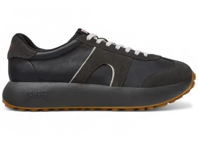 Pre-owned Camper Men's  Pelotas Athens Gum Sneakers In Black