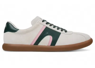 Pre-owned Camper Men's  Pelotas Soller Green Pink Gum Sneakers In White