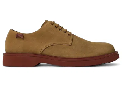 Pre-owned Camper Men's  Rtf Norman Formal Laceup Sneakers In Light Brown