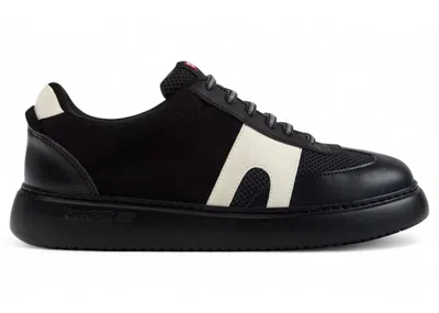 Pre-owned Camper Men's  Runner K21 Sorona Sneaker Sneakers In Black/white In Multi