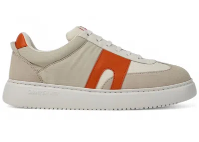 Pre-owned Camper Men's  Runner K21 Sorona Sneaker Sneakers In Off/white/orange