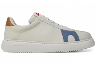 Pre-owned Camper Men's  Twins Runner K21 Sneaker Sneakers In White/blue/brown In Multi