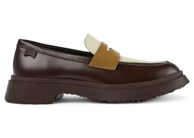 Pre-owned Camper Men's  Twins Walden Loafer Beige Sneakers In Brown