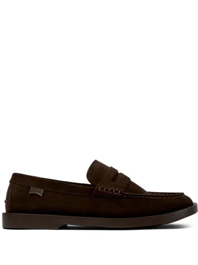 Camper Men's Moccasins In Marrone