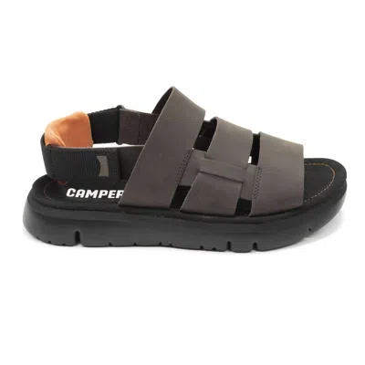 Camper Men's Oruga Sandals In Dark Brown In Gray