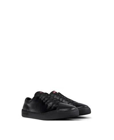 Camper Men's Peu Touring Leather Sneakers In Black