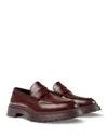 Camper Walden Slip-on Loafers In Burgundy