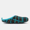 Camper Wabi Patterned Wool Slippers In Blue