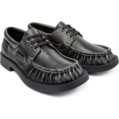 Camper Mil-1978 Leather Boat Shoe In Multi
