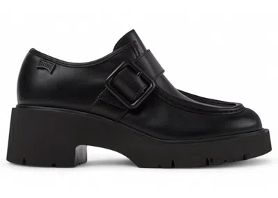 Pre-owned Camper Mila Buckle Loafer (women's) Sneakers In Black