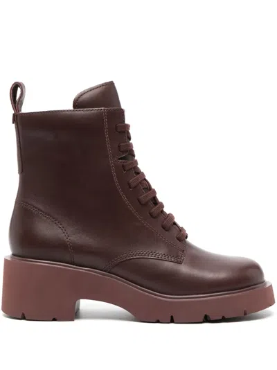 Camper Milah Elasticated Side-panel Boots In Red