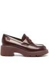 Camper Milah Loafers In Bordeaux