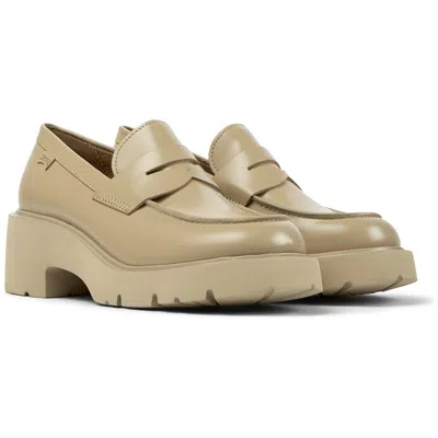 Camper Loafers For Women In Beige