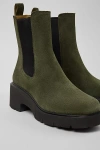 Camper Milah Leather Chelsea Boot In Dark Green, Women's At Urban Outfitters