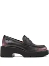 Camper Milah Penny Loafer In Black