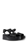 Camper Misia 2-strap Sandal In Black, Women's At Urban Outfitters