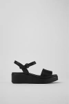 Camper Misia Ankle Strap Sandals In Black