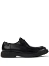 Camper Norman Leather Loafers In Nero
