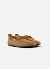 Camper Right Nina Suede Lace-up Boat Shoes In Brown