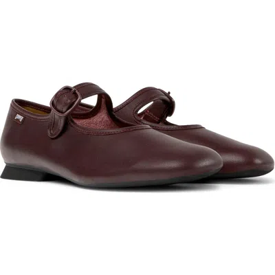 Camper Myra Mary Jane Flat In Brown