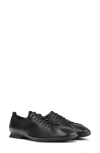 Camper Casi Myra Lace-up Leather Flats In Black