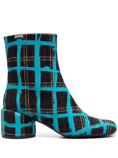 Camper Niki 60mm Ankle Boots In Blue