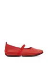 Camper Nina Elasticated Ballerinas In Red