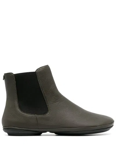 Camper Iman Ankle Boots In Dark_green