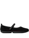 Camper Nina Strap Ballerinas In Black
