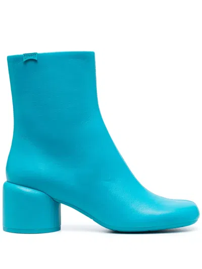 Camper Nkini 65mm Ankle Boots In Blue