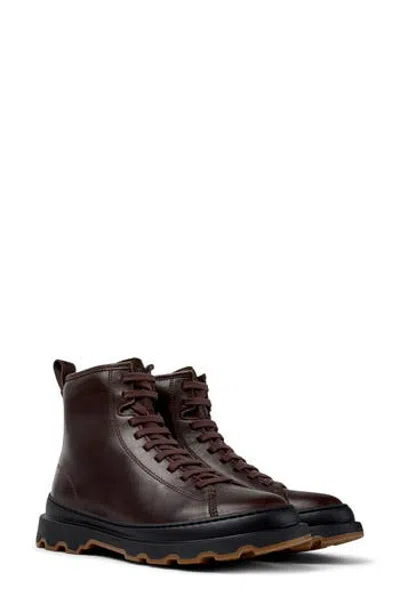 Camper Noray Combat Boot In Brown
