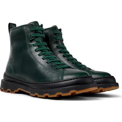Camper Noray Combat Boot In Green