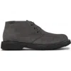 Camper Norman Suede Boots In Gray