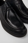 Camper Norman Leather Moc-toe Shoe In Black, Men's At Urban Outfitters In Black