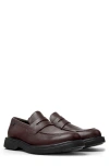 Camper Norman Leather Loafers In Brown