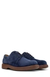Camper Norman Plain Toe Oxford In Blue