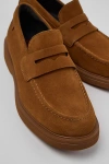 Camper Norman Suede Loafer In Brown, Men's At Urban Outfitters
