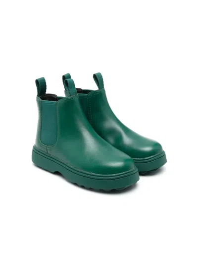 Camper Kids' Norte Chelsea Boots In Green