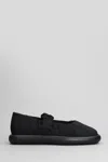 Camper Onda Ballet Flats In Black Nylon