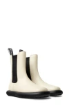 Camper Chelsea Wave Ankle Boots In White