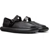 Camper Leather Ballerina Shoes In Black