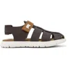 Camper Oruga Sandals In Brown