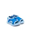 Camper Oruga Contrast-trim Touch-strap Sandals In Blue