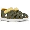 Camper Sandals For First Walkers In Green
