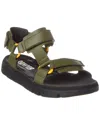 Camper Oruga Touch-strap Sandals In Green
