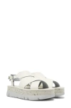 Camper Oruga Crossover Sandal White In White Natural