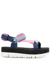 Camper Oruga Platform Sandals In Pink
