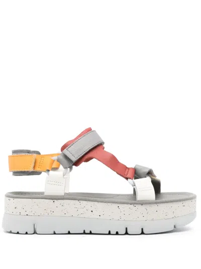 Camper Oruga Up Sandalen Mit Klettverschluss 42mm In Grey